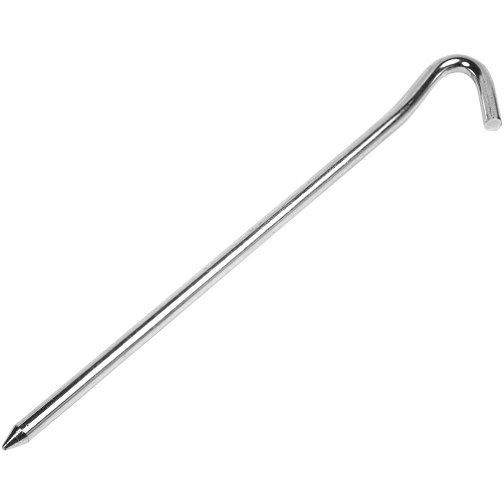 Solid Steel Tent Pegs, Rust Resistant Metal Hook, Garden Stake for Plants and Landscaping