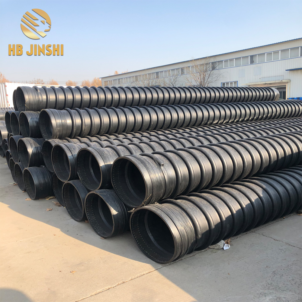 HDPE winding structure wall tube B type HDPE hollow wall winding tube carat tube