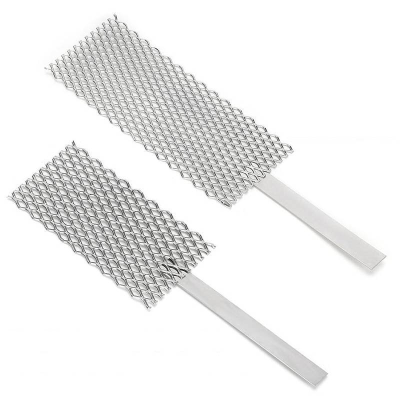 Best quality Perforated Aluminum Panel - Platinum Plated Titanium Electrode Anode For Battery  – Weian detail pictures