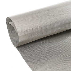 High Quality20 40 60 100 300 600 Mesh Plain Woven Screen Wire Mesh Filter, 304 316 316L Stainless Steel Wire Mesh