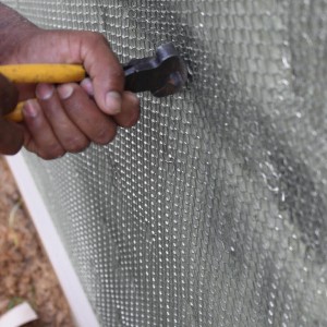 high security aluminium expanded mesh/ diamond hole expanded metal mesh