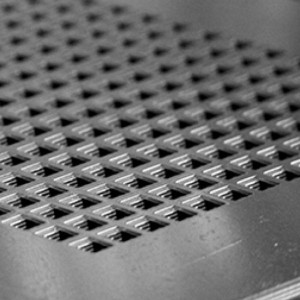 Square hole perforated plate