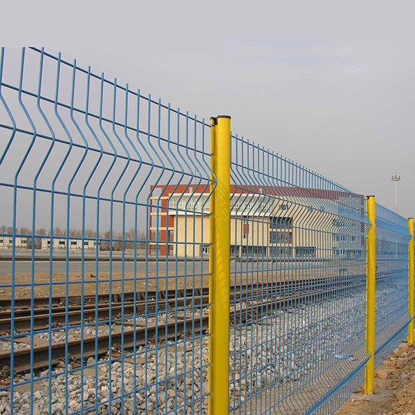 PVC coated 3D welded wire mesh fence