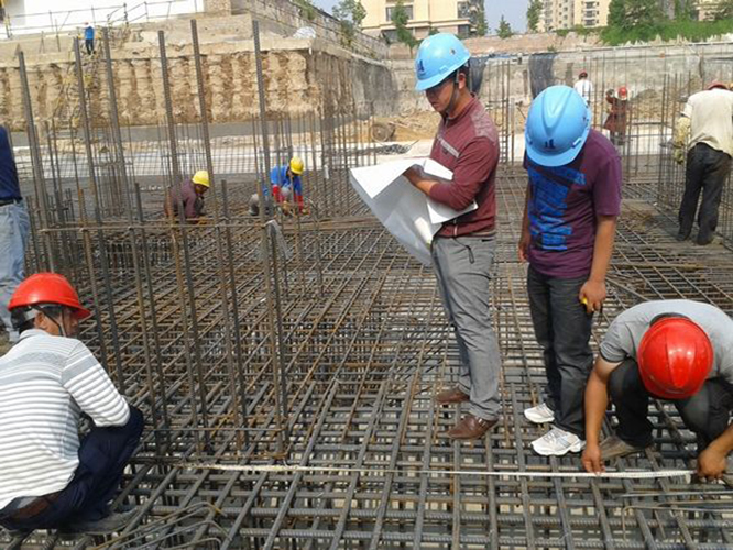 Rebar welded mesh panel for building project