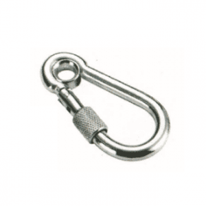 snap hook with screw and eyelet