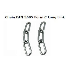 Pre-Painted Roofing Sheet Lifting Rigging Hardware - DIN5685 A& C short & long link chain – Thunder