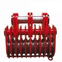 Gi Steel Coil Coupling Link - heavy duty 10 wheels pulley block – Thunder