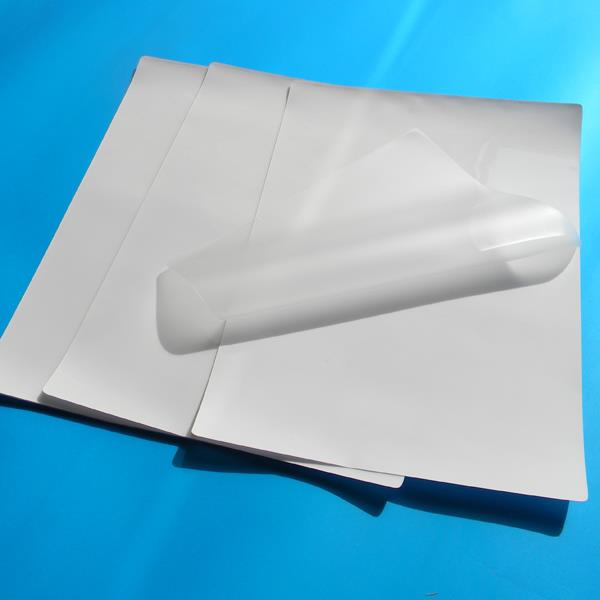 Factory source Laser Polyester Film -
 A4 216×303mm 80mic 100mic Sticky laminate sheets – Wangzhe