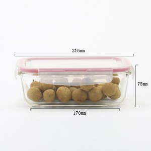 factory customized Brown Glass Bowl - Leak-Proof Food Storage Containers with Airtight Lids, Set of 5 |BPA-Free & Stain Resistant – Jin Guan Yuan