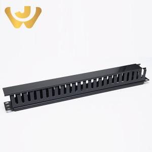 Discount Price Cat6 24port Utp Patch Panel - 24 hole metal cable management – Wosai Network