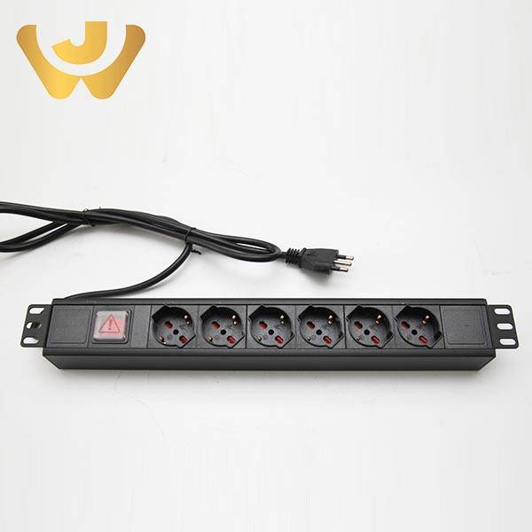 Manufacturer of 24 Cat6 Patch Panel - Italy type – Wosai Network