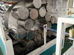 Μηχανή σωληνώσεων ενισχυμένη με ίνες PVC-μηχανή ύφανσης ινών
