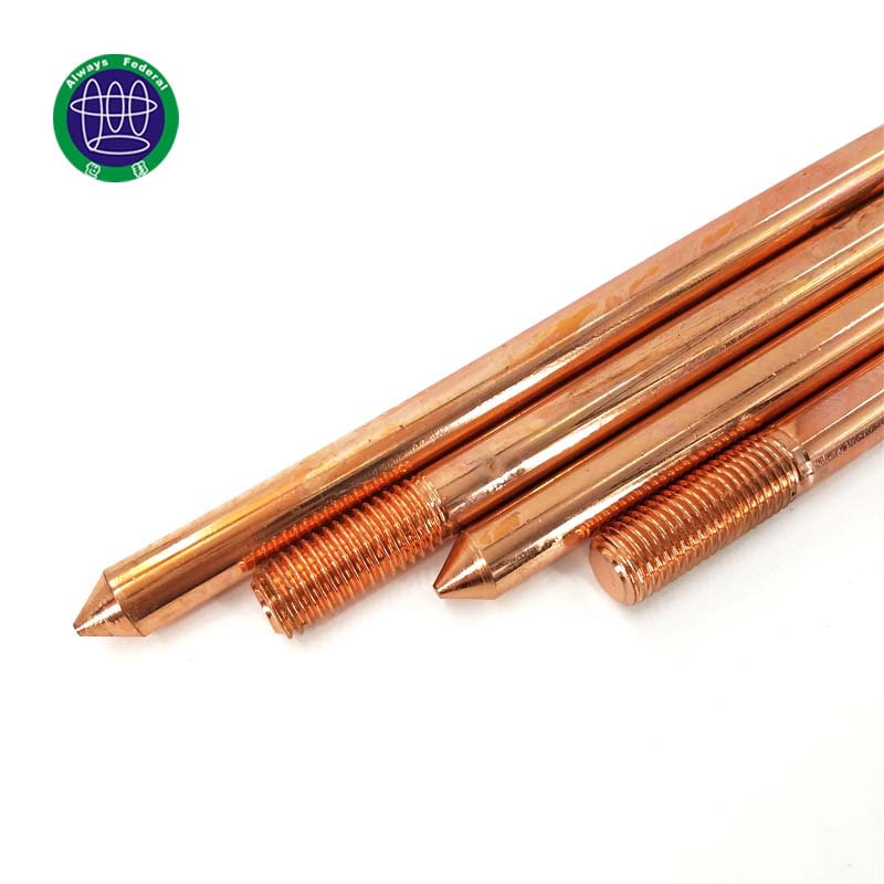 High Performance But Competitive Pure Copper Ground Rod