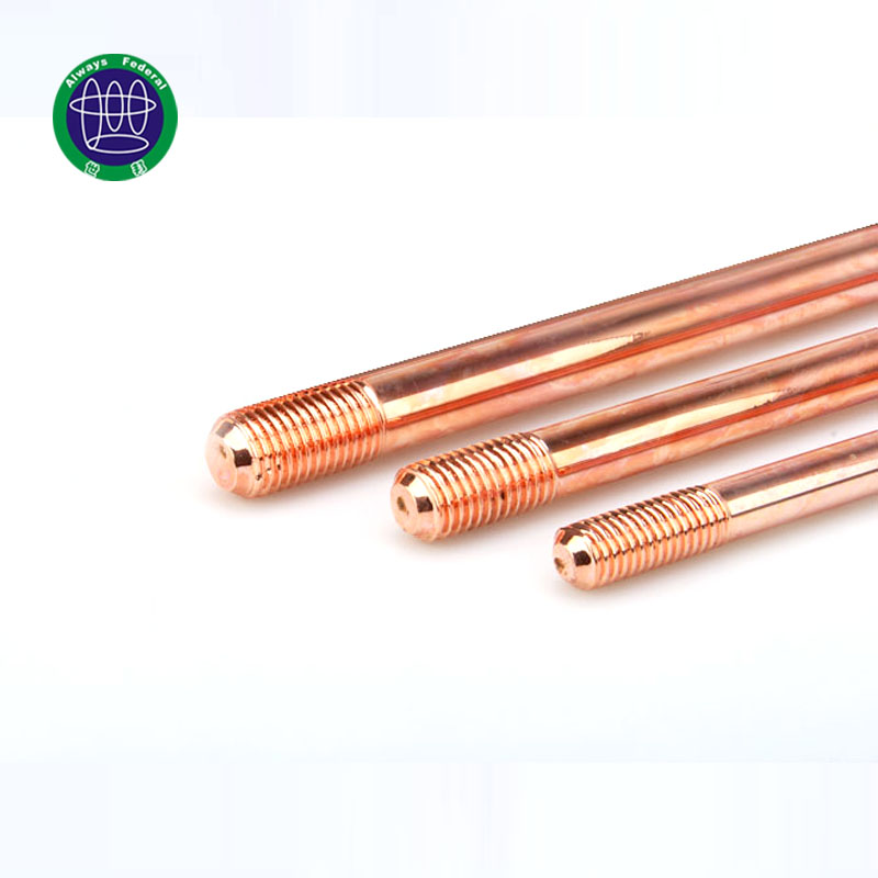 High Tensile 99.9% pure copper ground rod