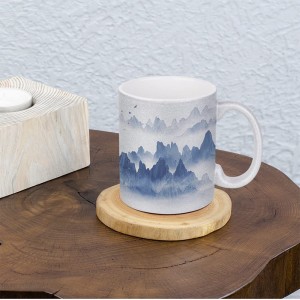 11 OZ sublimation Mugs Blanks Silver Glitter Coffee Mugs White Ceramic Photo Cups Bulk