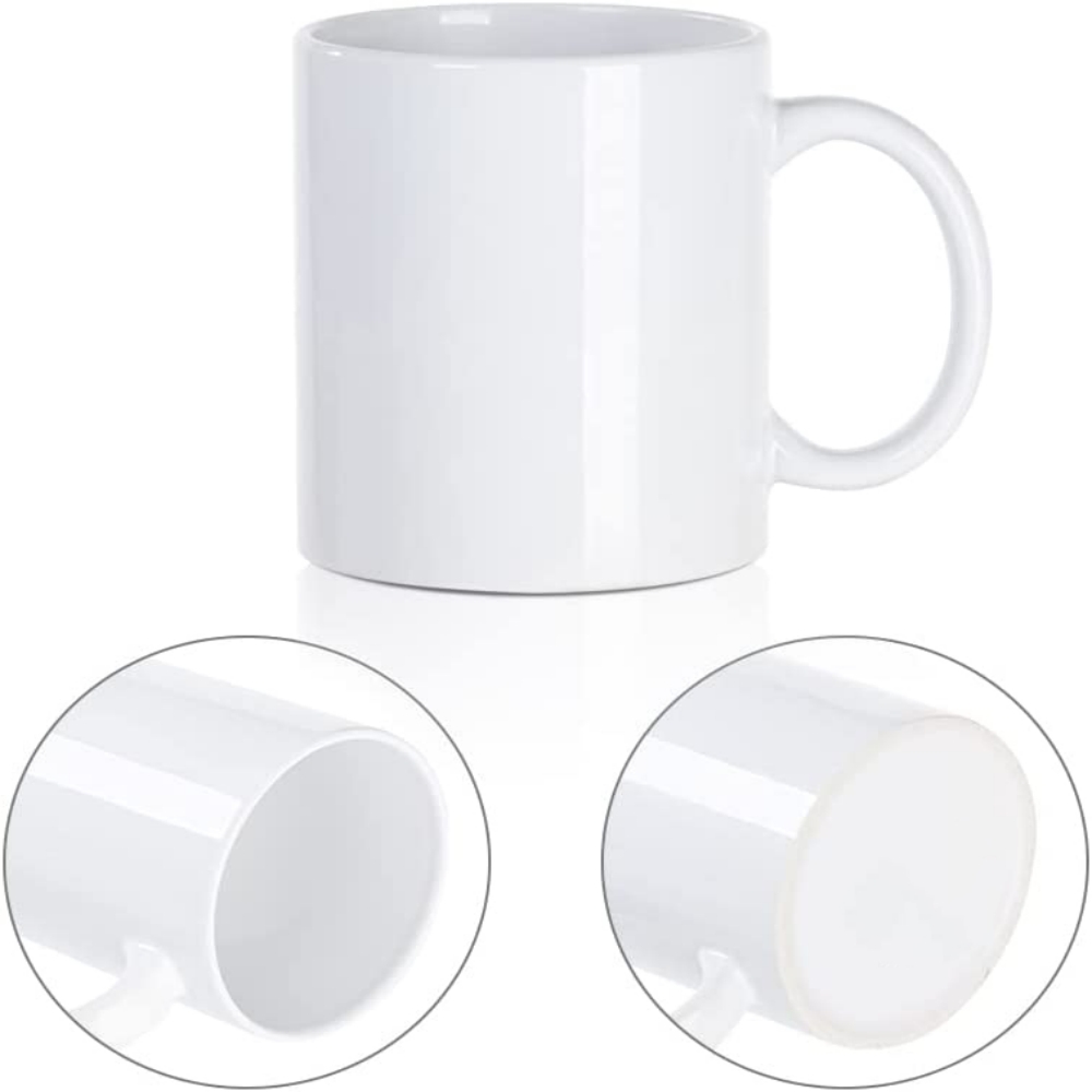  TANGLONG Sublimation Mugs Sublimation Mugs Blank Tazas Para  Sublimacion White Ceramic Sublimation Cups Bulk Mugs for Coffee Tea Latte  Hot Cocoa 11 oz Set of 12 : Home & Kitchen