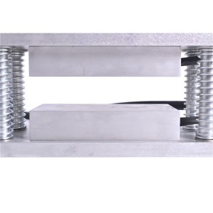 Placas de prensa de resina de jaula de aluminio de 3 × 5/4 × 7 pulgadas 6061 con controlador PID RPKT-2