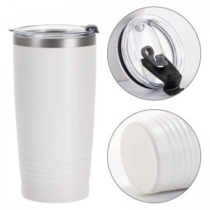 20 OZ Sublimation Blanks Tumbler Stainless Steel Coffee Travel with Lid