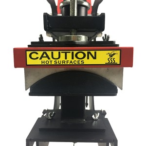 Semi-auto Open Cap & Tag Heat Press Machine