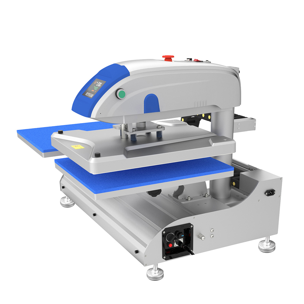 Produttore e fornitore all'ingrosso di macchine da stampa a trasferimento  di calore elettriche completamente automatiche a doppia piastra Prime  40x50cm