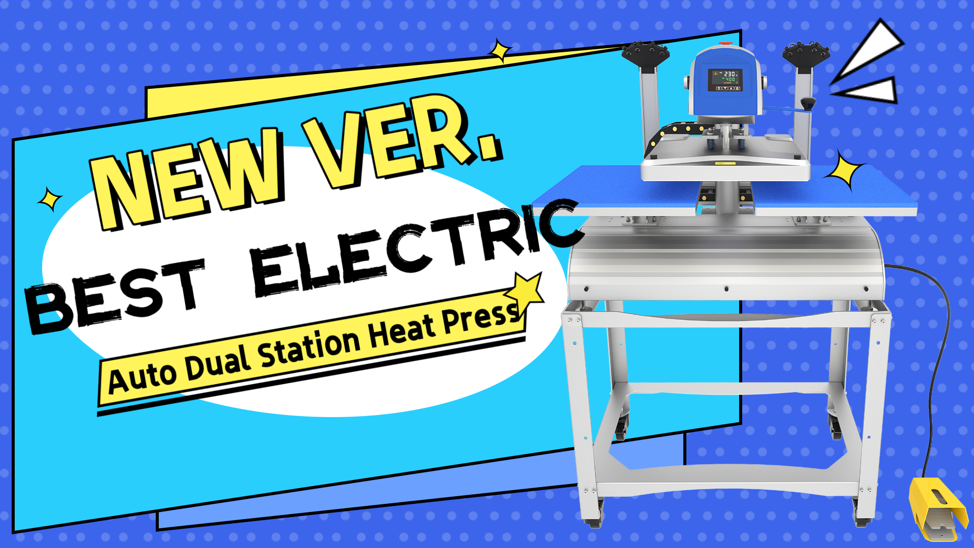 Revolutionize Your Heat Press Workflow with the Electric Dual Station Automatic Heat Press: Features, Benefits, and Advantages