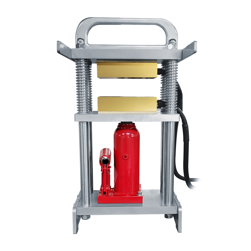 Bottom price Prensa Rosin Manual - 8 Ton Hydraulic Rosin Press Machine with Dual 3×5 Inches Heated Plates – Xinhong
