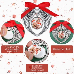 Angel Wing Sublimation Ornament Sublimation Ornament Blanks