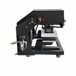 Double Station 15x15cm Heat press Pneumatic heat press machine for label