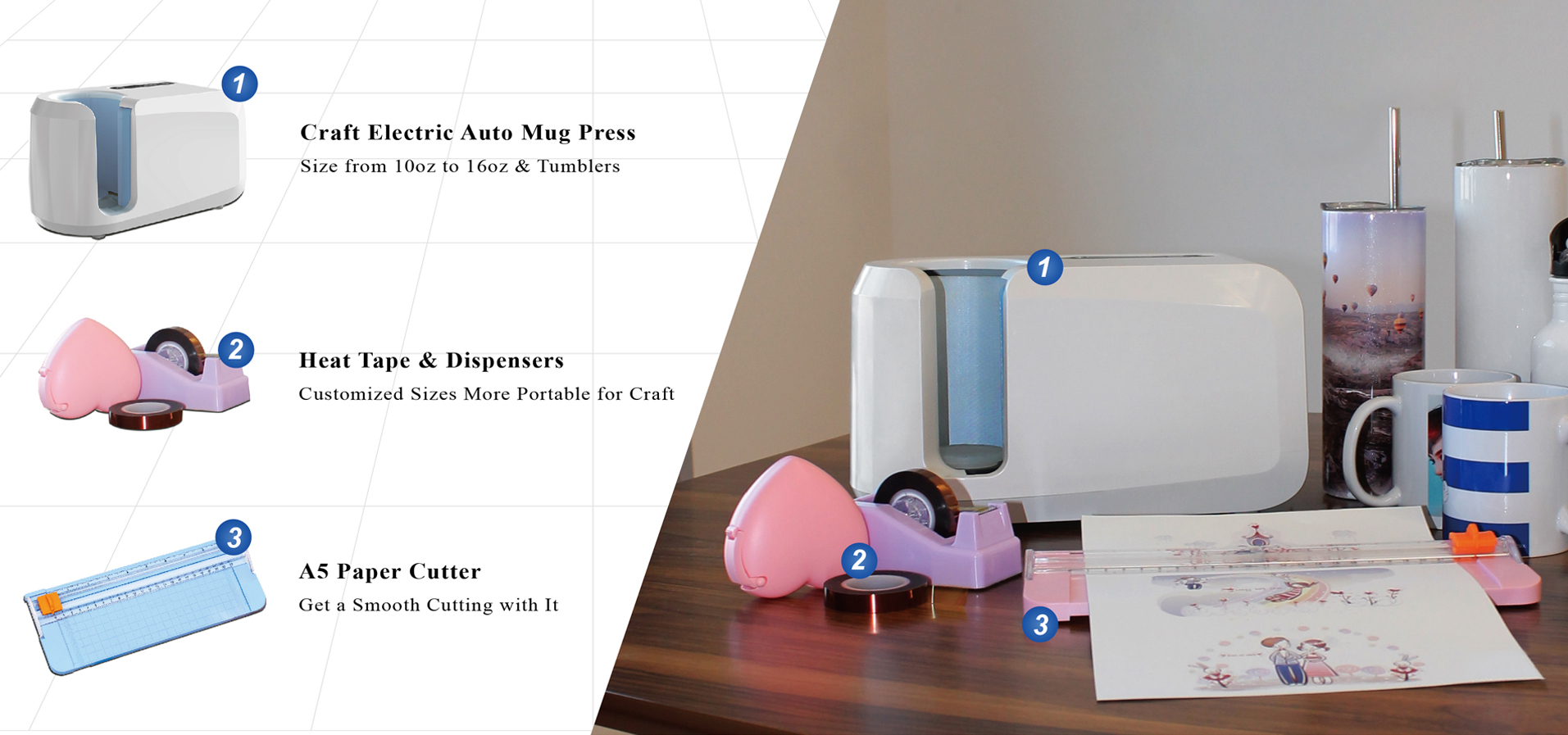 Bora kuliko Cricut Mug Press!  Otomatiki Craft One Touch Mug Press