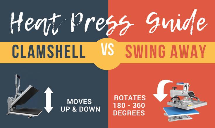 Clamshell vs Swing Away Heat Press: Which is Better?