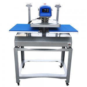 Electric Automatic 16×20 Double Side Station Heat Transfer Press Machine With Laser Alignment