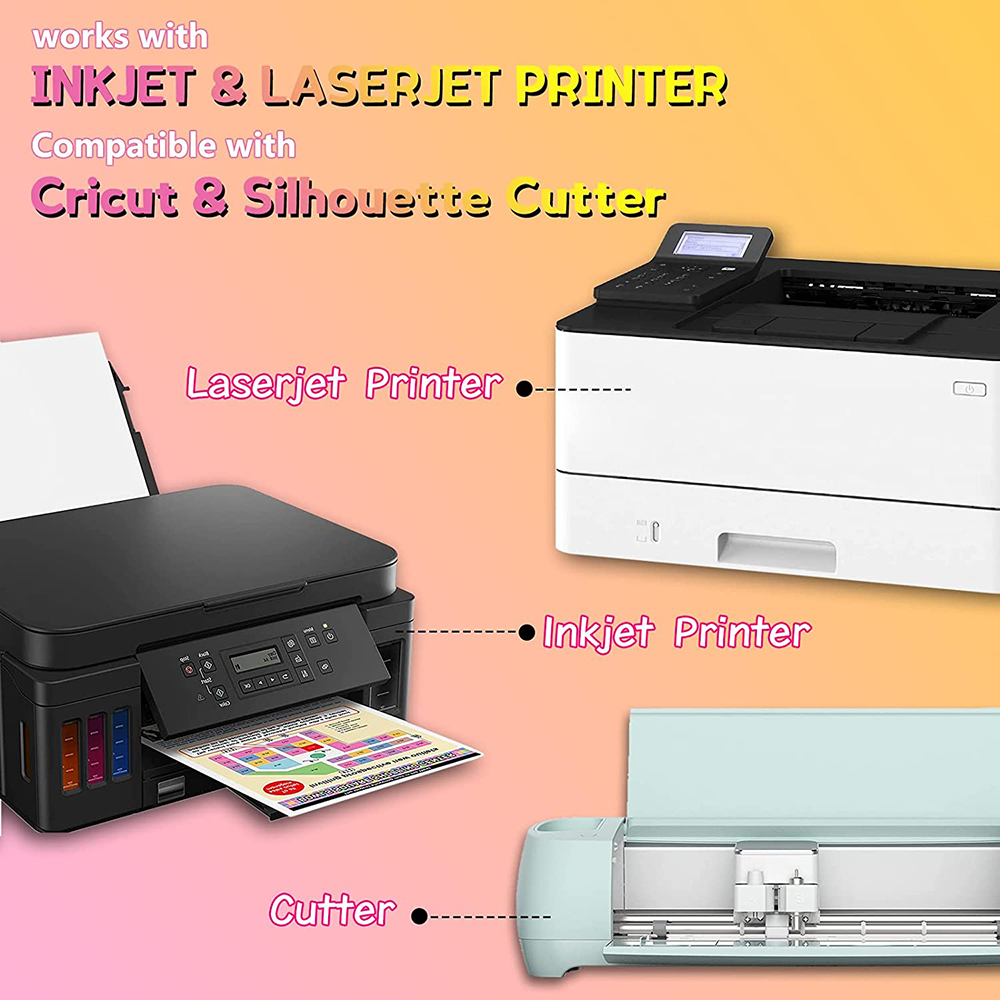 Wholesale 8.5×11″ Iron on Transfer Paper for Inkjet & Laser Printer for  Dark T Shirts Manufacturer and Supplier