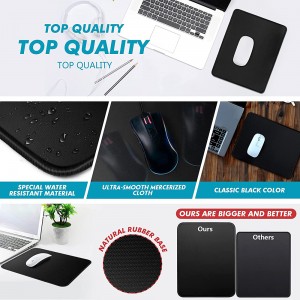 Premium-Textured Large Mouse Pads Mat Natural Non-Slip Rubber Base Mousepad for Laptop, Computer & PC