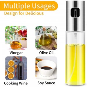 100ml Olive Oil Spray Bottle For Salad BBQ Kitchen Baking Roasting Cooking Olive Oil Sprayer