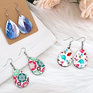 Wholesale Sublimation Earrings Blank Bulk, Sublimation Printing Earrings  Unfinished Teardrop Heat Transfer Earring Pendant Manufacturer and Supplier
