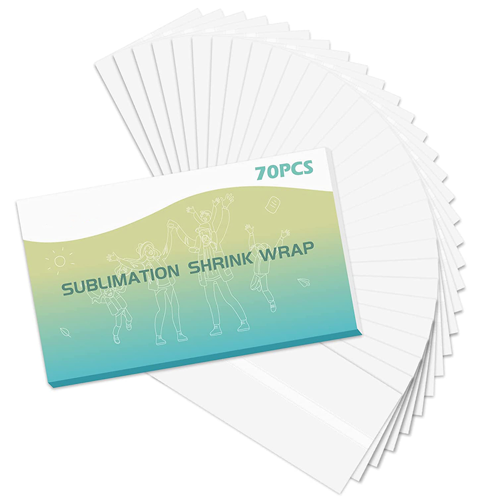 5 Sublimation Shrink Wrap Sleeves Shrink Wrap Heat Transfer 