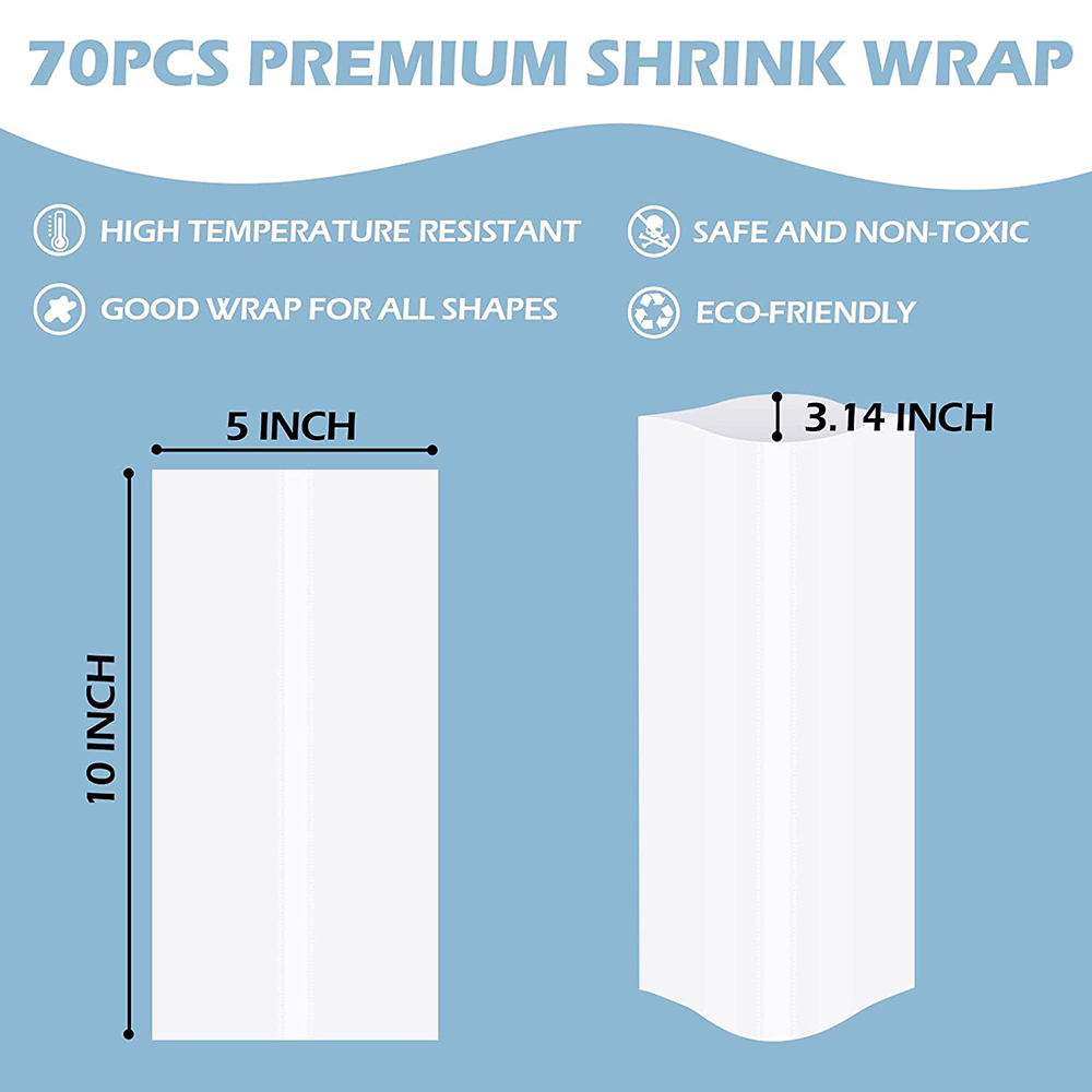Wholesale Sublimation Shrink Wrap Sleeves for Sublimation Tumblers
