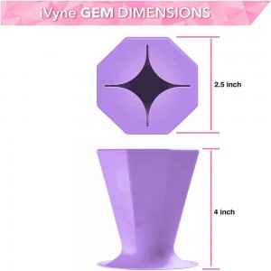 Suctioned Vinyl Gem Weeding Scrap Collector and Holder for Weeding Tools for Vinyl