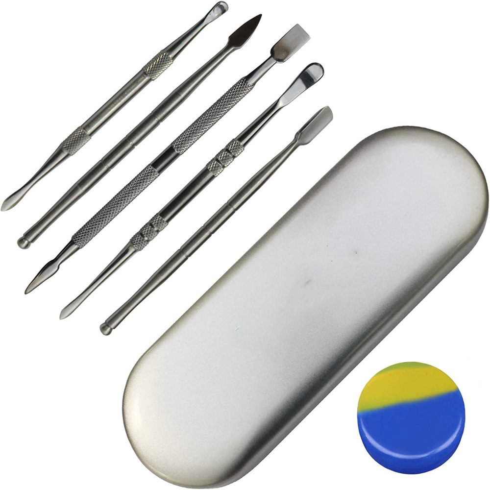 Wax Carving & Collecting Tool Set with Silicone Jar and Metal Carrying Case Featured Image