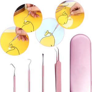 Weeding Paper Craft Tool Kit for Silhouettes Cameos, Lettering Scraper Hook Spatula Tweezers