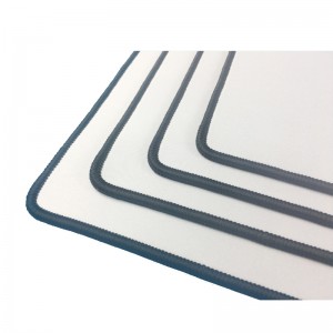 Pakyawan Murang Presyo White Blanks Rubber Custom Printed Sublimation Mouse Pads Para sa DIY Sublimation