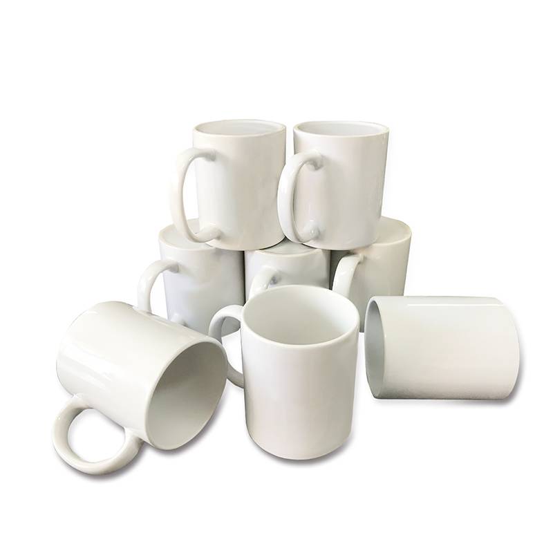 China wholesale Sublimation Print Machine - Custom Design AAA White Cup Plain coated sublimation Mug – Xinhong