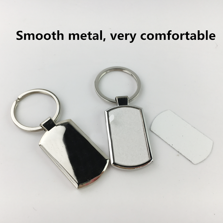 Wholesale Custom Blank Metal Sublimation Keychain - China
