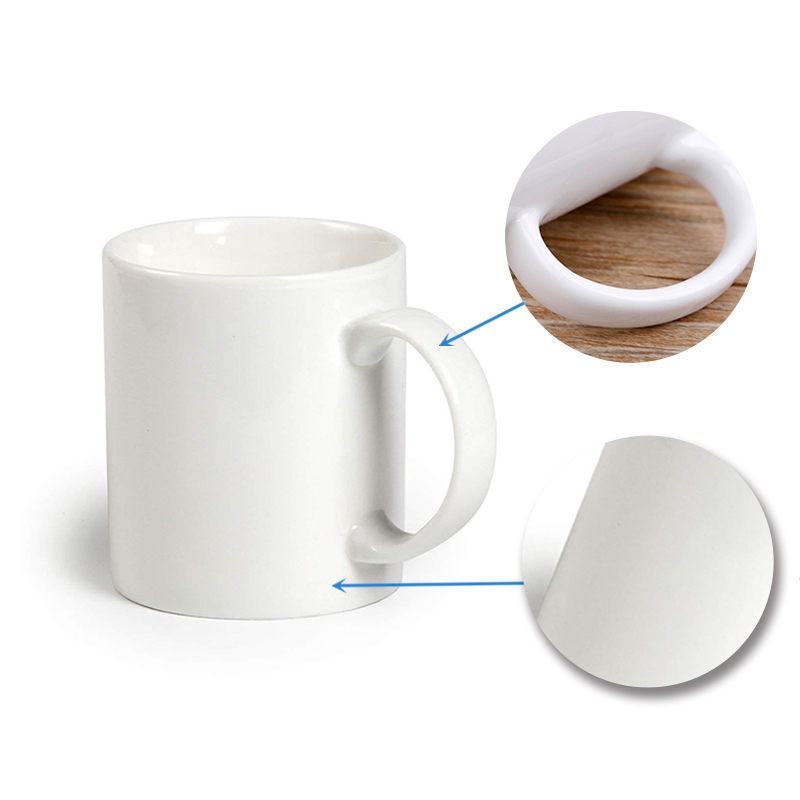 Chinese wholesale Sublimation Tumbler Press - wholesale easy to customize logo 11oz blank ceramic coffee mug – Xinhong