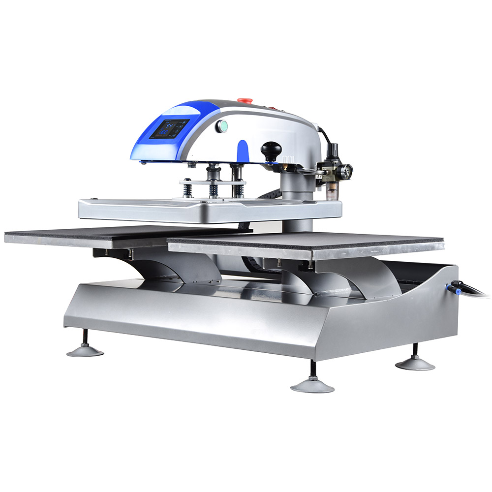 40x50cm Prime Dual Plates Shuttle Pneumatic Heat Transfer Printing Machine Featured Image