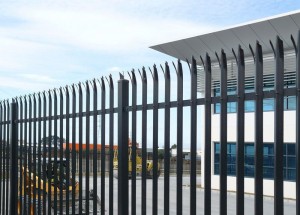 Kovové trubkové černé hliníkové plotové panely pro domácí zahradu s práškovým nástřikem