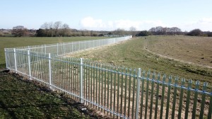 Low prices steel palisade fencing palisade fence