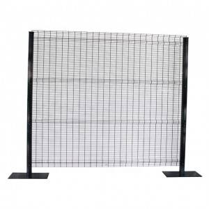 Ordinary Discount China Garden Anti Climb Galvanized Steel Vertical Security Straight Blade Fence