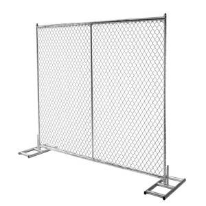 Hot dipped galvanized wrought iron temporary barrier mesh gate fence high quality lower price