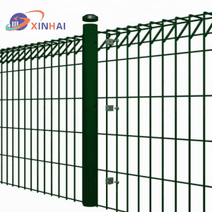 Hot dipped galvanized roll top brc welded mesh steel fence panel
